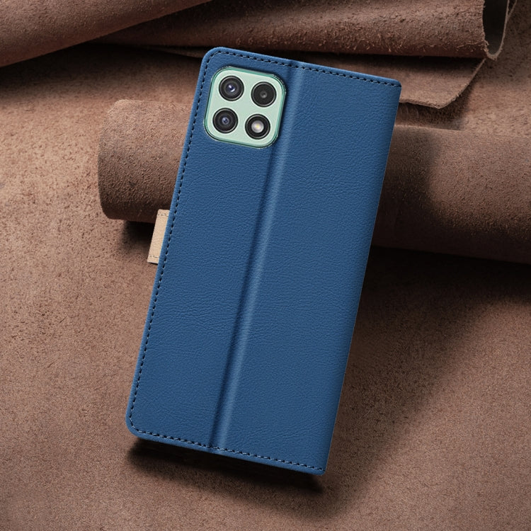For Samsung Galaxy A25 5G Color Matching RFID Anti-theft Leather Phone Case