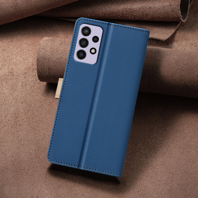 For Samsung Galaxy A32 5G Color Matching RFID Anti-theft Leather Phone Case