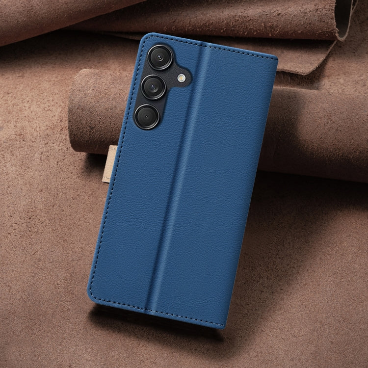 For Samsung Galaxy A55 Color Matching RFID Anti-theft Leather Phone Case