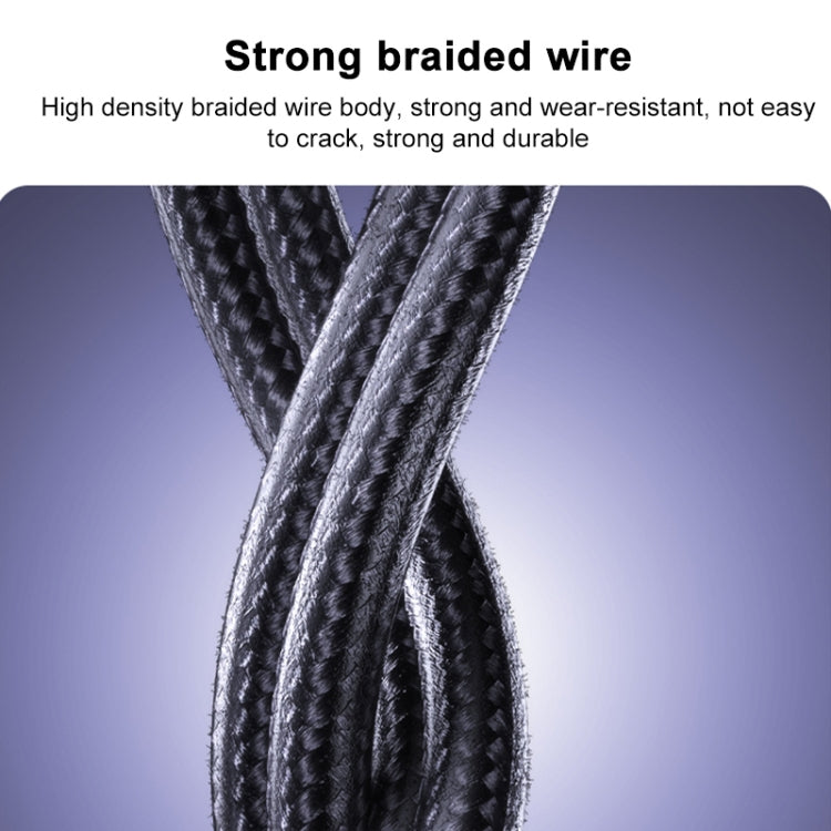 Yesido CA166 PD 240W USB-C / Type-C to USB-C / Type-C Super Fast Charging Data Cable, Length:1.2m - Black