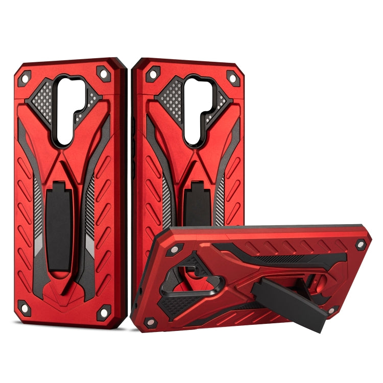 Shockproof TPU + PC Protective Case with Holder For Xiaomi Redmi 9
