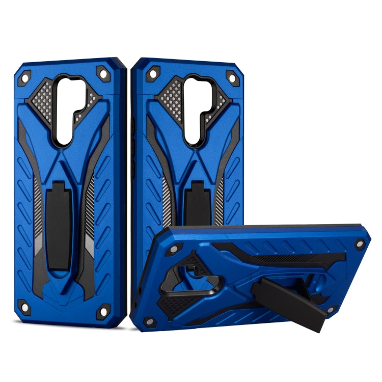 Shockproof TPU + PC Protective Case with Holder For Xiaomi Redmi 9