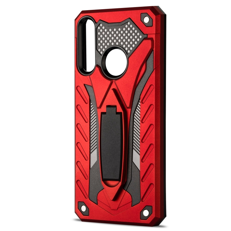 Shockproof TPU + PC Protective Case with Holder For Huawei Y6p