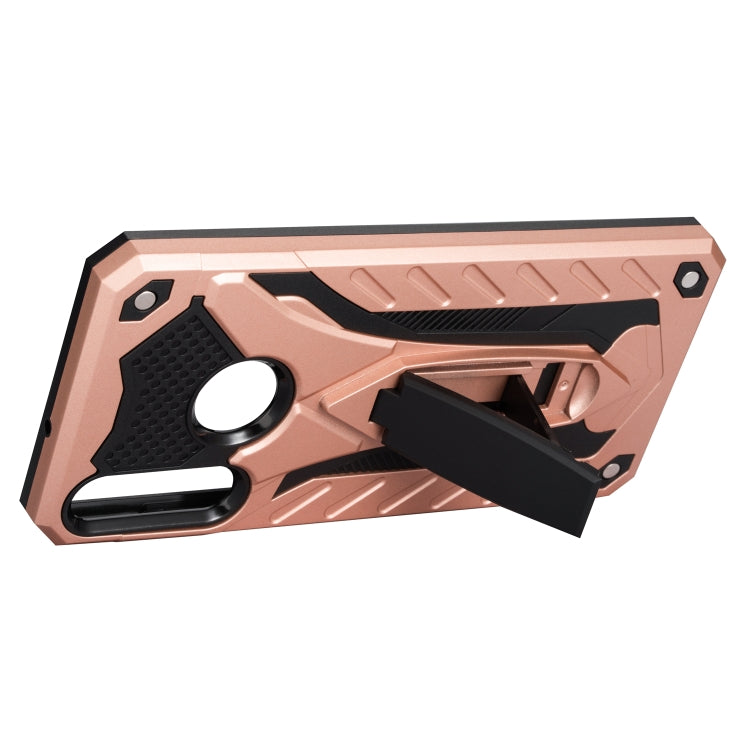 Shockproof TPU + PC Protective Case with Holder For Huawei Y6p