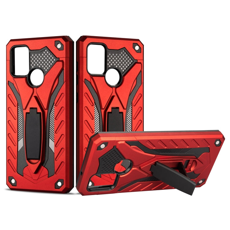 Shockproof TPU + PC Protective Case with Holder For Samsung Galaxy A21s