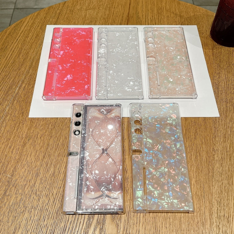 For Honor Magic V Purse Pearlescent Shell Texture Phone Case