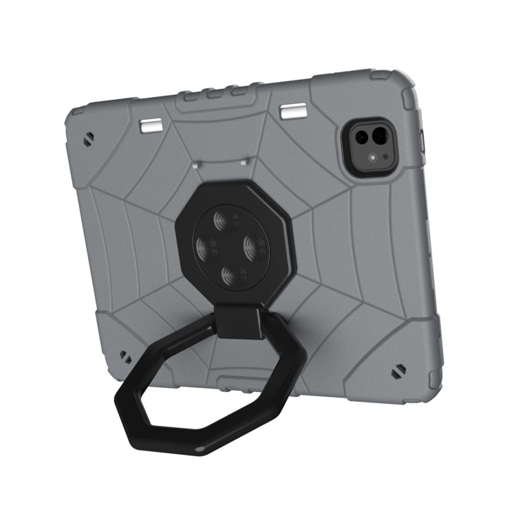 For iPad Pro 11 2025 / 2024 Spider Turntable Handle Stress Relief Tablet Case