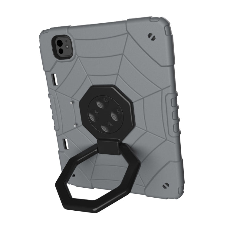 For iPad Pro 11 2025 / 2024 Spider Turntable Handle Stress Relief Tablet Case