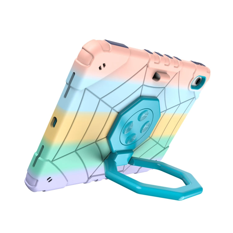 For iPad 2025 / 2022 Spider Turntable Handle Stress Relief Tablet Case
