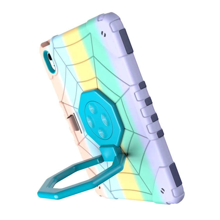 For iPad 2025 / 2022 Spider Turntable Handle Stress Relief Tablet Case