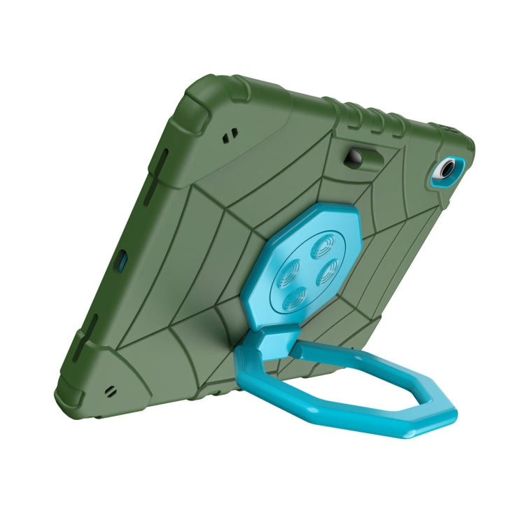 For iPad 2025 / 2022 Spider Turntable Handle Stress Relief Tablet Case