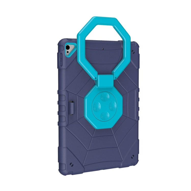 For iPad 10.2 2021 / 2020 / 2019 Spider Turntable Handle Stress Relief Tablet Case