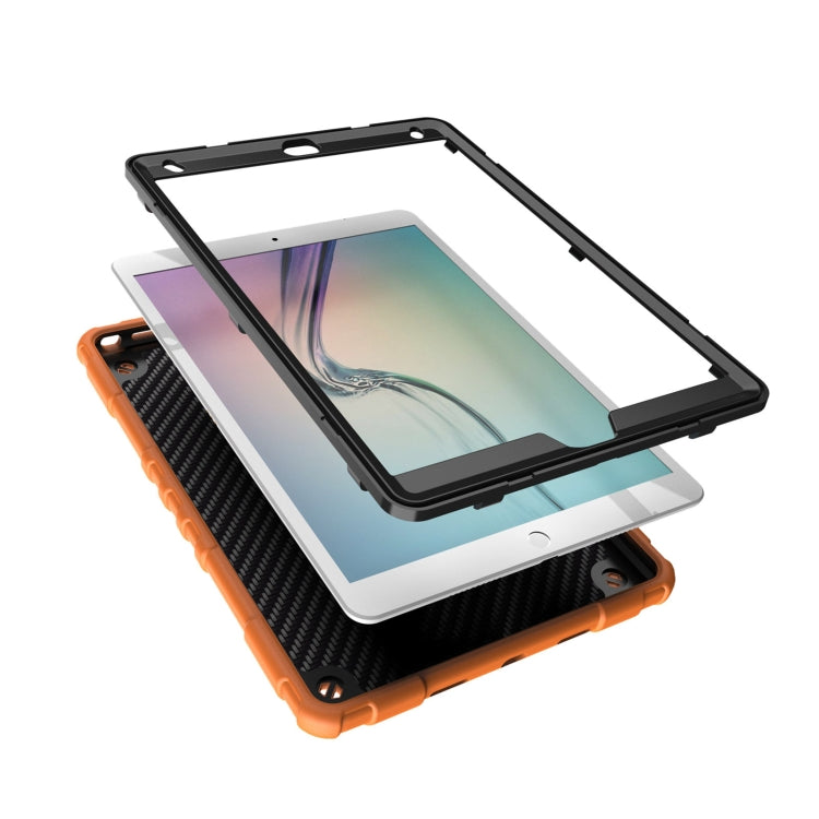 For iPad 10.2 2021 / 2020 / 2019 Spider Turntable Handle Stress Relief Tablet Case