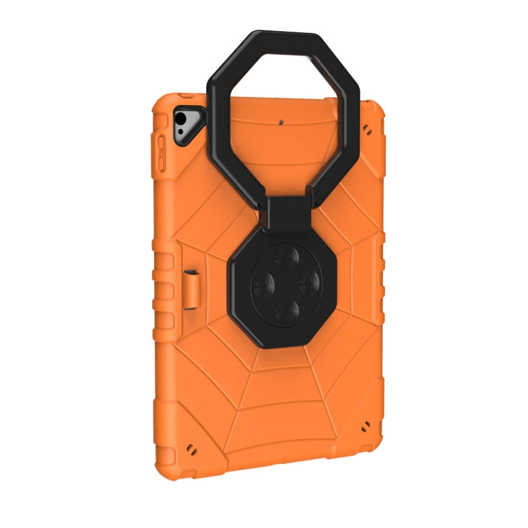 For iPad 10.2 2021 / 2020 / 2019 Spider Turntable Handle Stress Relief Tablet Case