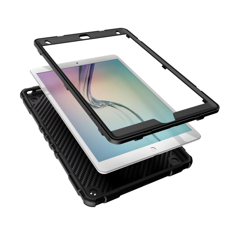 For iPad 10.2 2021 / 2020 / 2019 Spider Turntable Handle Stress Relief Tablet Case