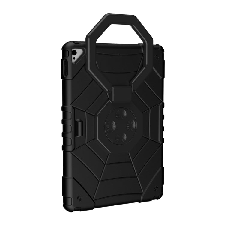 For iPad 10.2 2021 / 2020 / 2019 Spider Turntable Handle Stress Relief Tablet Case