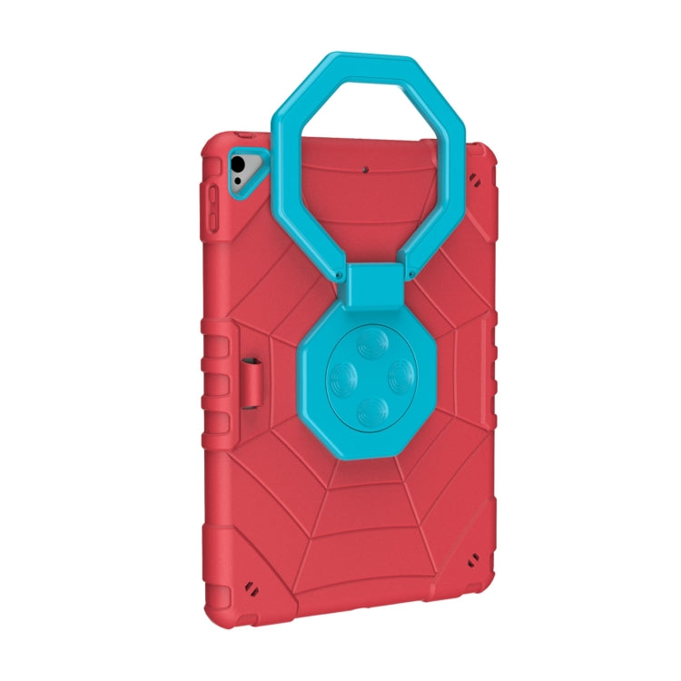 For iPad 10.2 2021 / 2020 / 2019 Spider Turntable Handle Stress Relief Tablet Case