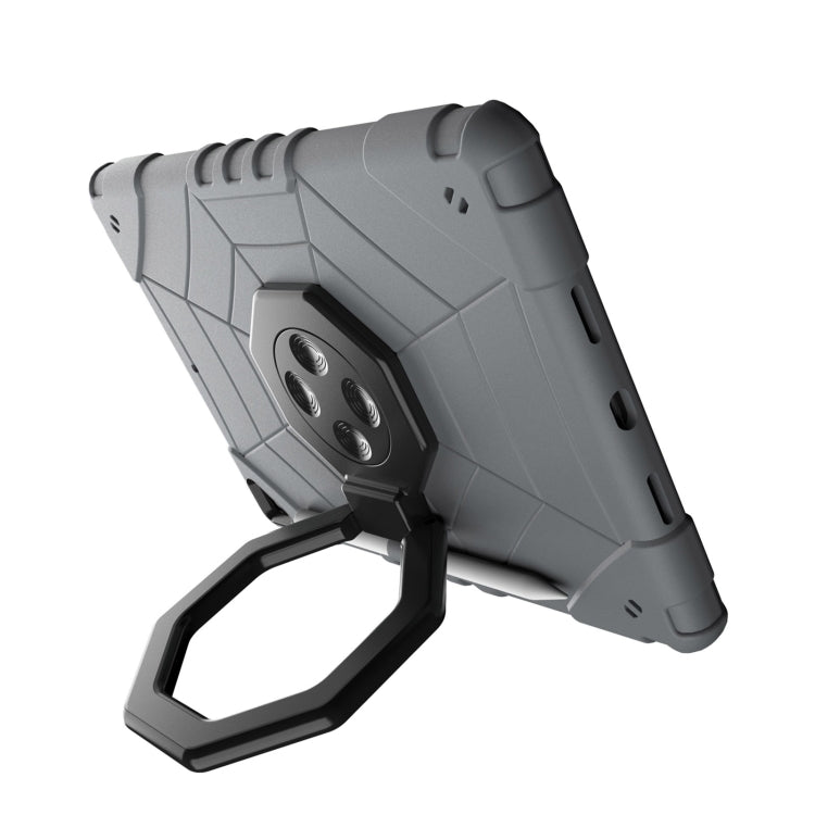 For iPad 10.2 2021 / 2020 / 2019 Spider Turntable Handle Stress Relief Tablet Case