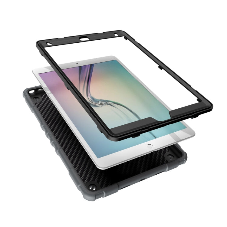 For iPad 10.2 2021 / 2020 / 2019 Spider Turntable Handle Stress Relief Tablet Case