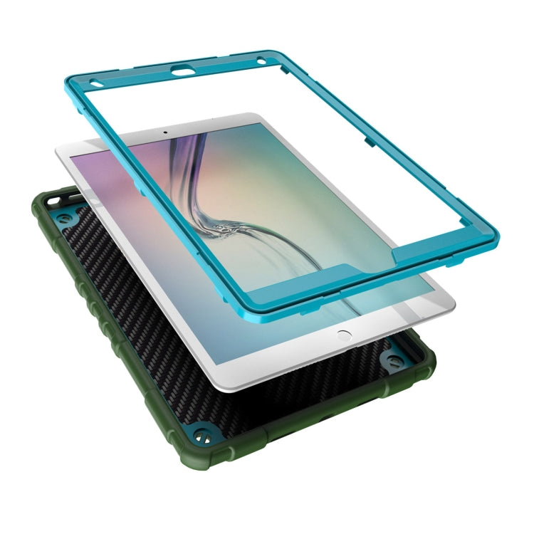 For iPad 10.2 2021 / 2020 / 2019 Spider Turntable Handle Stress Relief Tablet Case