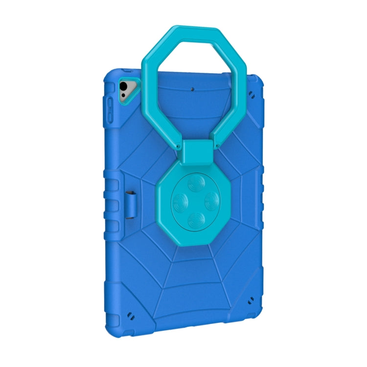 For iPad 10.2 2021 / 2020 / 2019 Spider Turntable Handle Stress Relief Tablet Case
