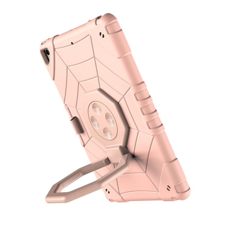 For iPad 10.2 2021 / 2020 / 2019 Spider Turntable Handle Stress Relief Tablet Case