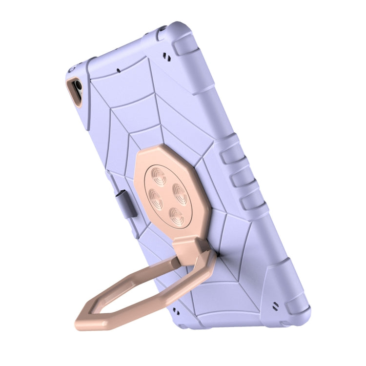 For iPad 10.2 2021 / 2020 / 2019 Spider Turntable Handle Stress Relief Tablet Case