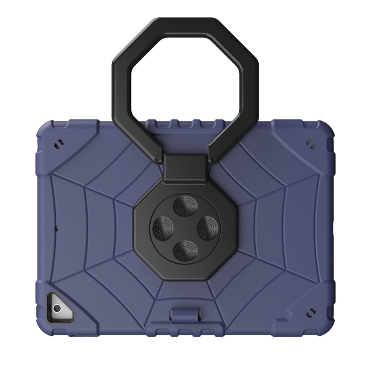 For iPad 9.7 2018 / Air / Air 2 Spider Turntable Handle Stress Relief Tablet Case