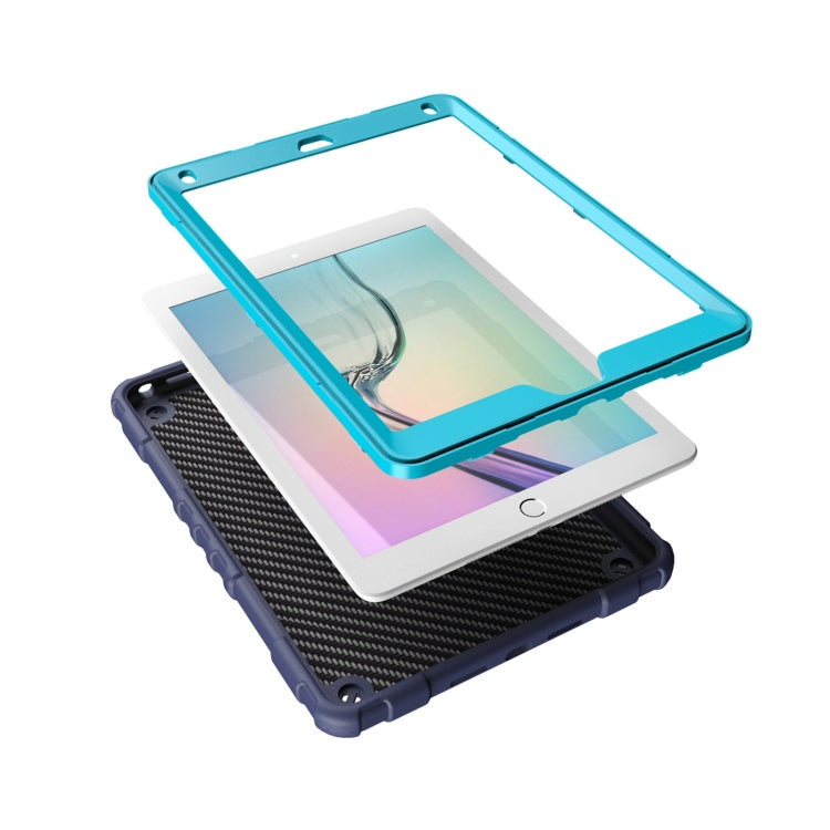 For iPad 9.7 2018 / Air / Air 2 Spider Turntable Handle Stress Relief Tablet Case