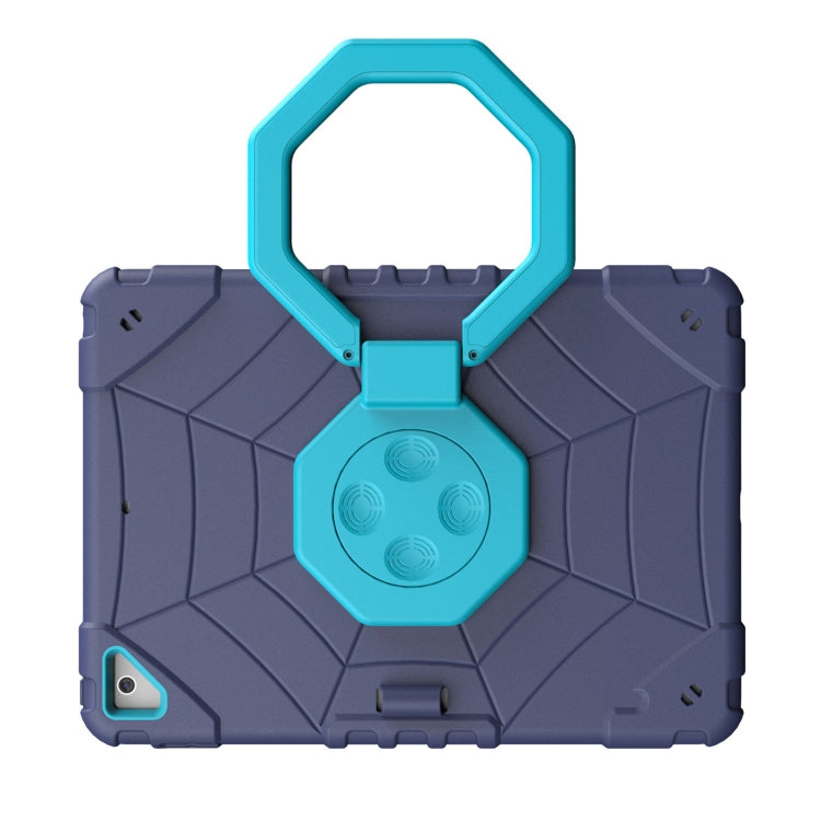 For iPad 9.7 2018 / Air / Air 2 Spider Turntable Handle Stress Relief Tablet Case