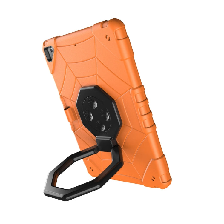 For iPad 9.7 2018 / Air / Air 2 Spider Turntable Handle Stress Relief Tablet Case