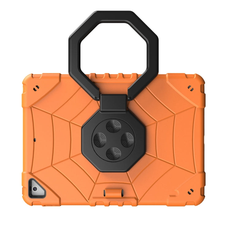 For iPad 9.7 2018 / Air / Air 2 Spider Turntable Handle Stress Relief Tablet Case