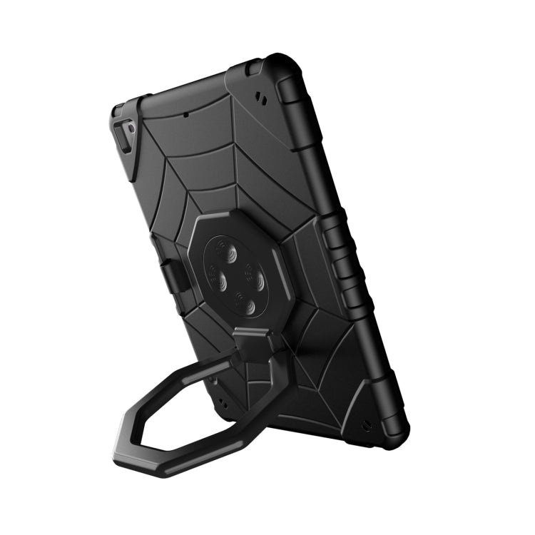 For iPad 9.7 2018 / Air / Air 2 Spider Turntable Handle Stress Relief Tablet Case