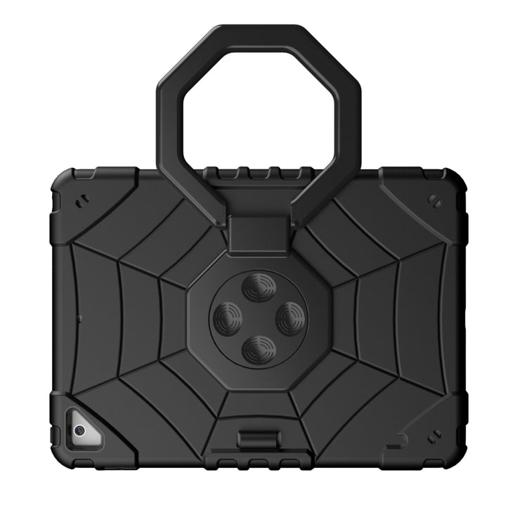 For iPad 9.7 2018 / Air / Air 2 Spider Turntable Handle Stress Relief Tablet Case