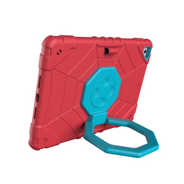 For iPad 9.7 2018 / Air / Air 2 Spider Turntable Handle Stress Relief Tablet Case