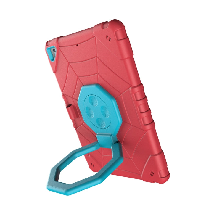 For iPad 9.7 2018 / Air / Air 2 Spider Turntable Handle Stress Relief Tablet Case