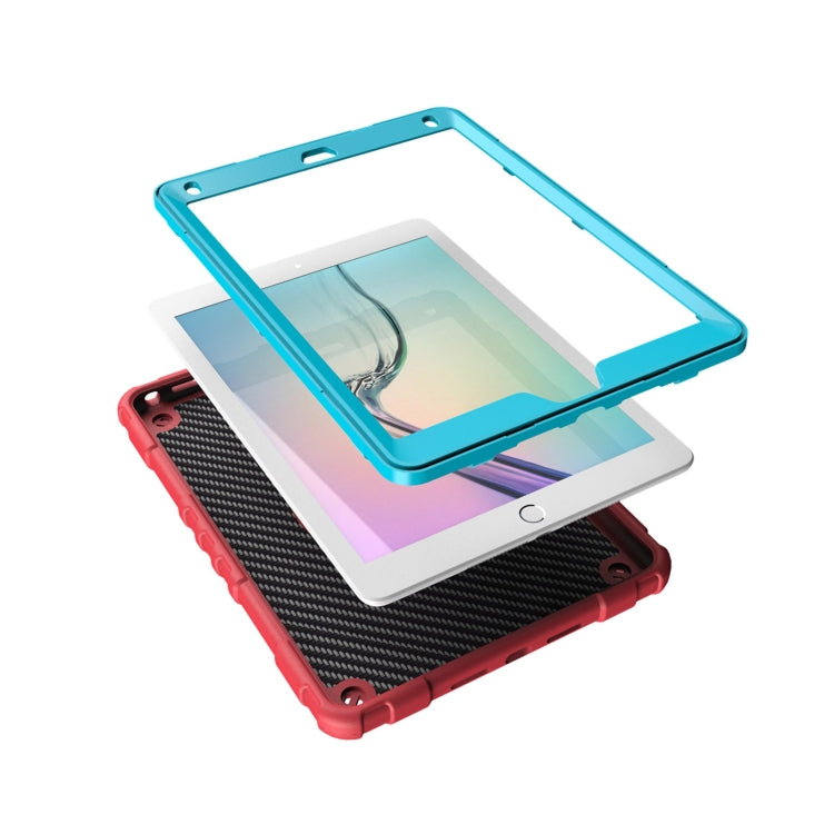 For iPad 9.7 2018 / Air / Air 2 Spider Turntable Handle Stress Relief Tablet Case