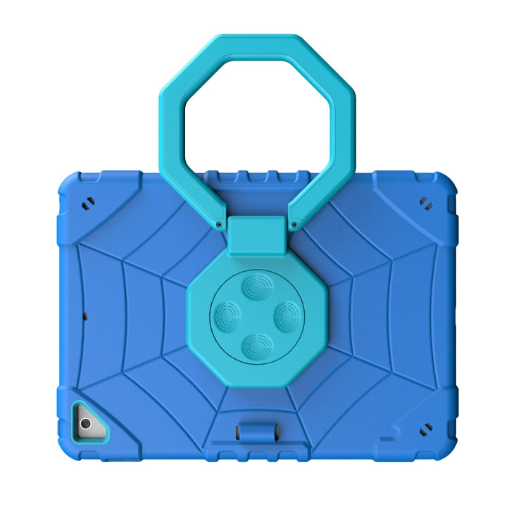 For iPad 9.7 2018 / Air / Air 2 Spider Turntable Handle Stress Relief Tablet Case