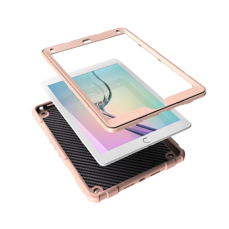 For iPad 9.7 2018 / Air / Air 2 Spider Turntable Handle Stress Relief Tablet Case