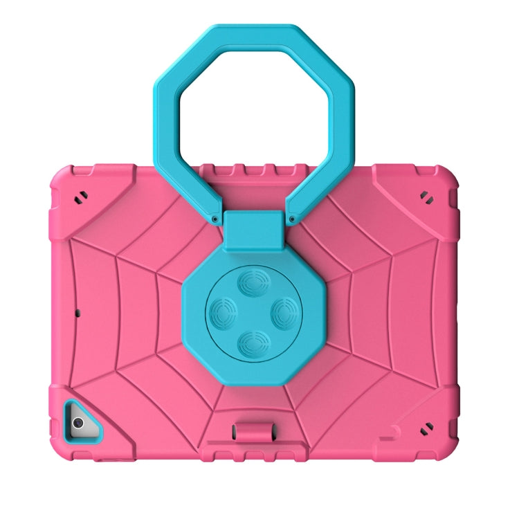 For iPad 9.7 2018 / Air / Air 2 Spider Turntable Handle Stress Relief Tablet Case