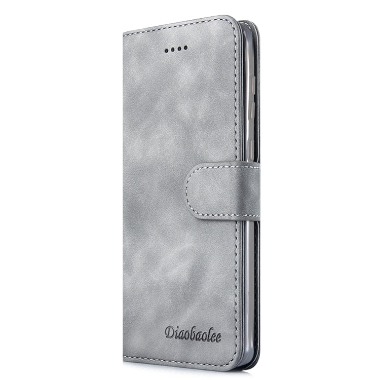 For Samsung Galaxy A21s Diaobaolee Pure Fresh Grain Horizontal Flip Leather Case with Holder & Card Slots