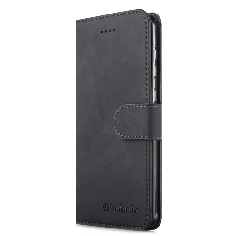 For Samsung Galaxy A21s Diaobaolee Pure Fresh Grain Horizontal Flip Leather Case with Holder & Card Slots