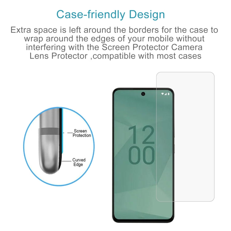 For HMD Atlas 10pcs 0.26mm 9H 2.5D Tempered Glass Film