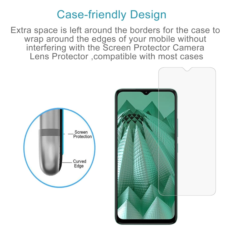 For HMD Aura 10pcs 0.26mm 9H 2.5D Tempered Glass Film