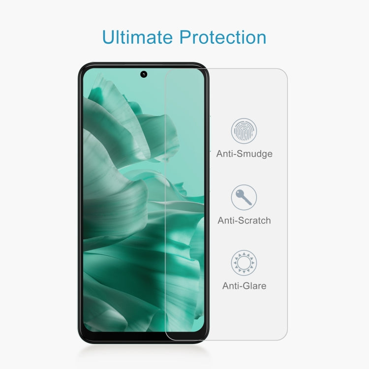 For HMD Crest Max 10pcs 0.26mm 9H 2.5D Tempered Glass Film