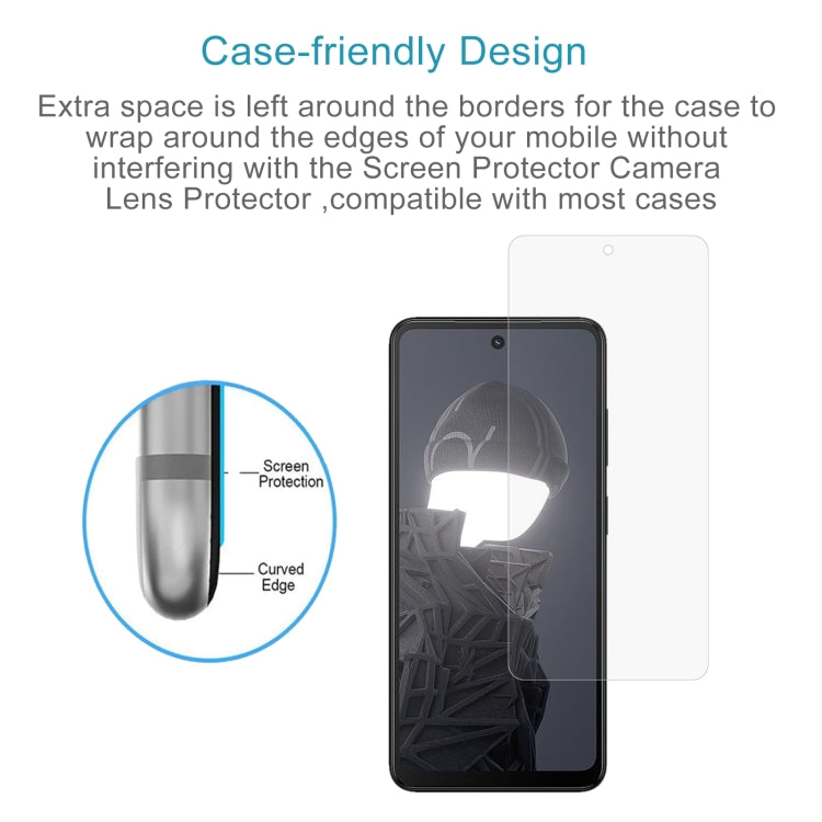 For HMD Fusion 10pcs 0.26mm 9H 2.5D Tempered Glass Film