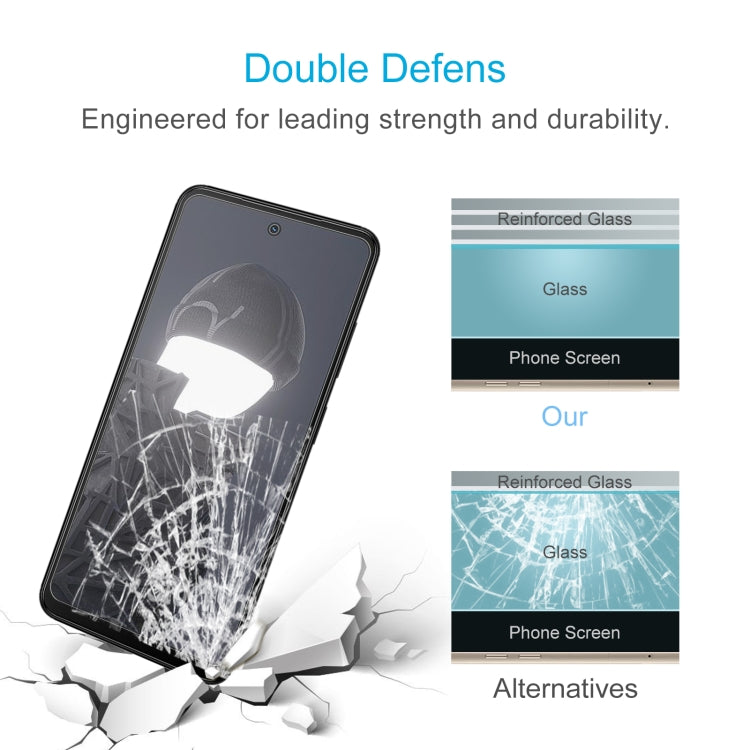 For HMD Fusion 10pcs 0.26mm 9H 2.5D Tempered Glass Film