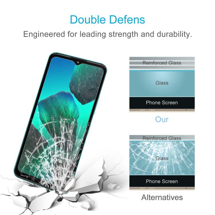 For HMD Key 4G 10pcs 0.26mm 9H 2.5D Tempered Glass Film