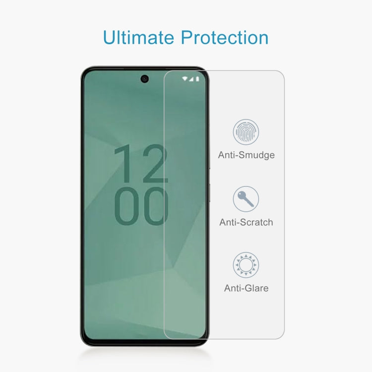 For HMD Atlas 50pcs 0.26mm 9H 2.5D Tempered Glass Film
