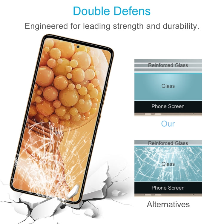 For HMD Pulse+ 50pcs 0.26mm 9H 2.5D Tempered Glass Film